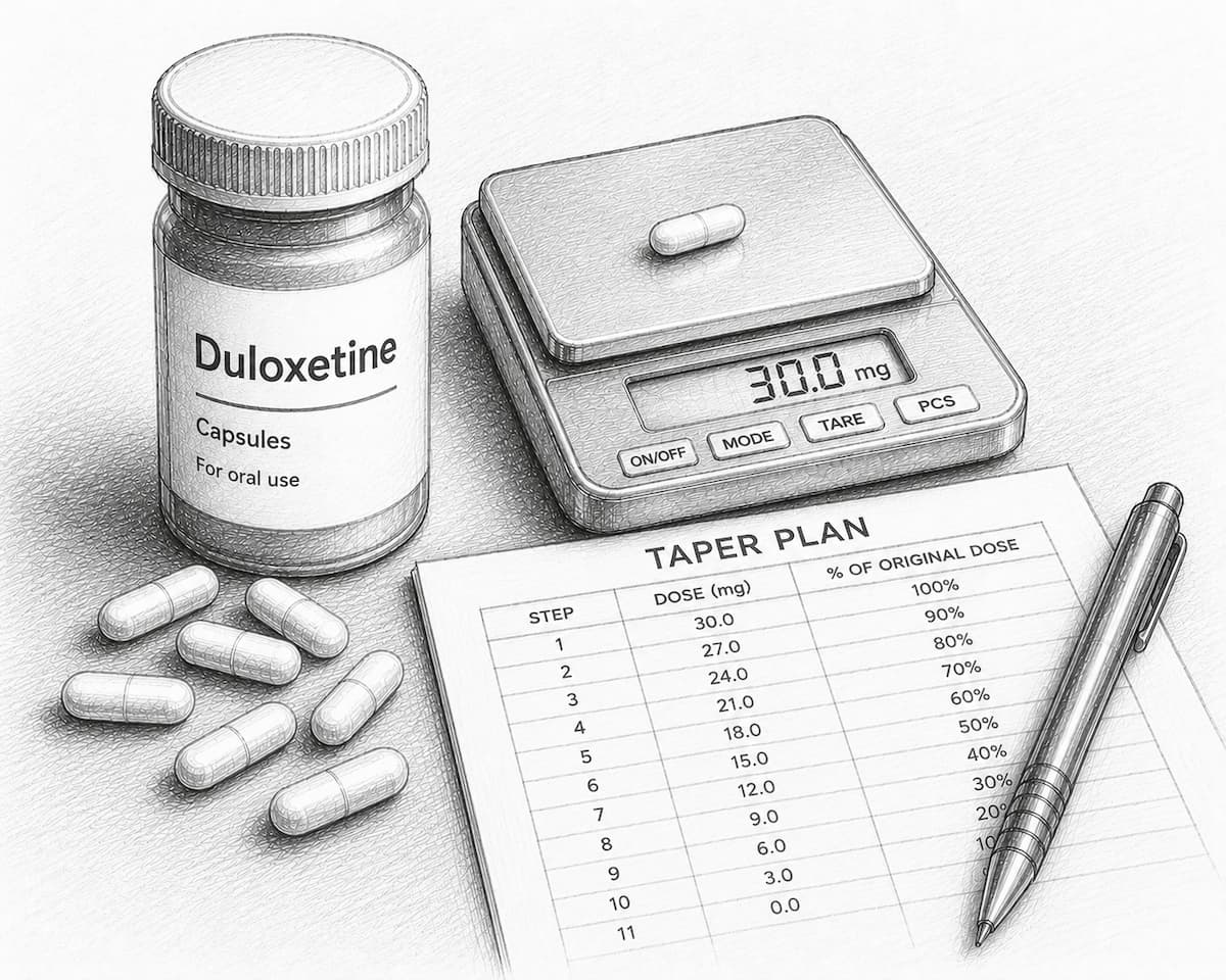 Duloxetine Tapering Guide For Safe Withdrawal