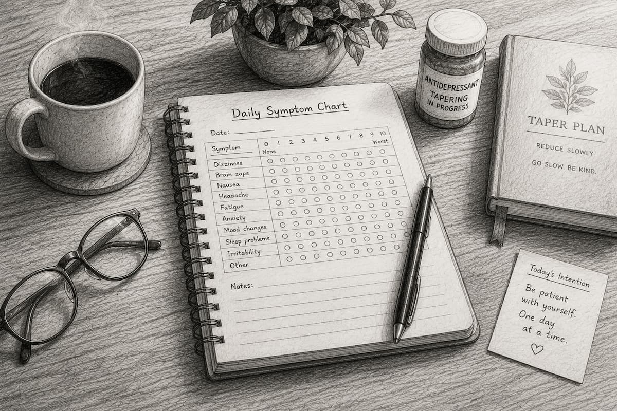 Daily Symptom Chart For Antidepressant Tapering