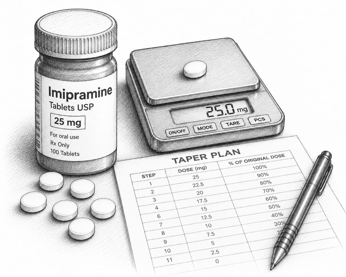 Imipramine Tapering Guide For Safe Withdrawal