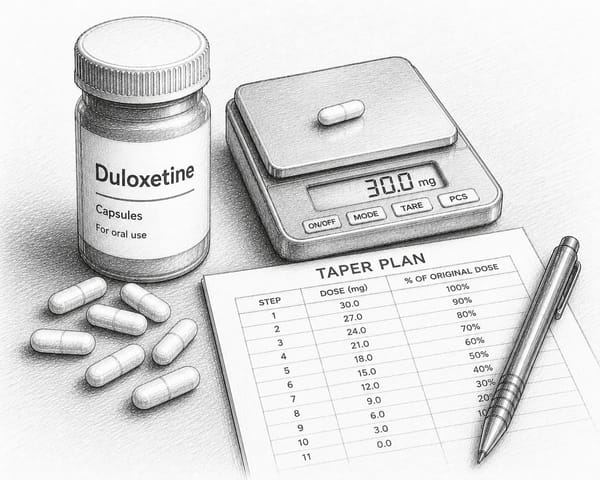 Duloxetine Tapering Guide For Safe Withdrawal