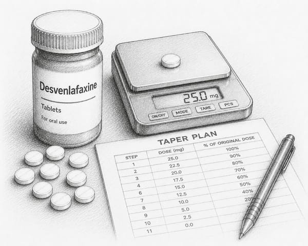Practical Desvenlafaxine Tapering Guide