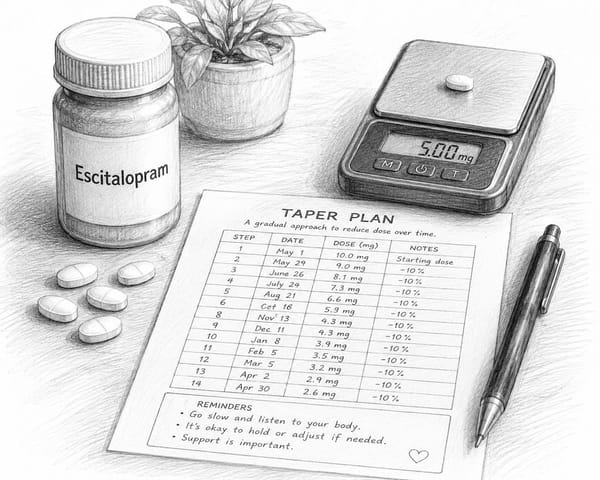 Practical Escitalopram Tapering Guide For Safer Withdrawal
