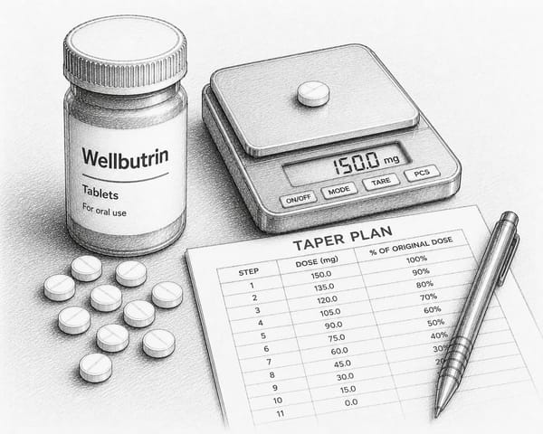 Practical Bupropion (Wellbutrin) Tapering Guide for Adults
