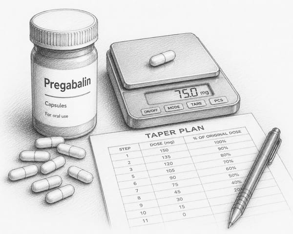 Practical Pregabalin (Lyrica) Tapering Guide for Adults