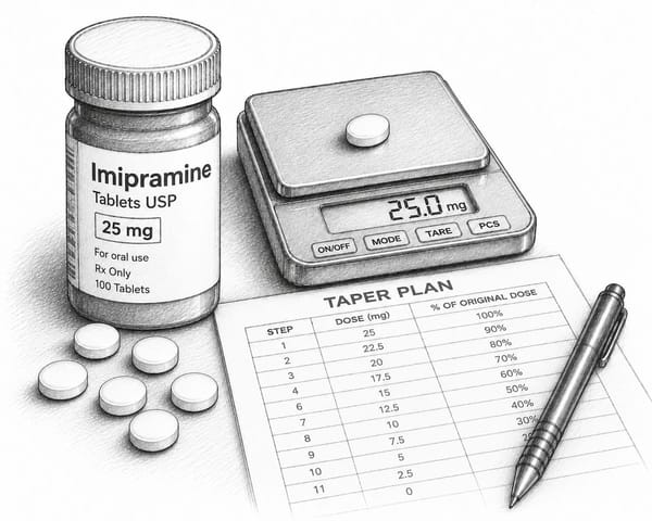 Imipramine Tapering Guide For Safe Withdrawal