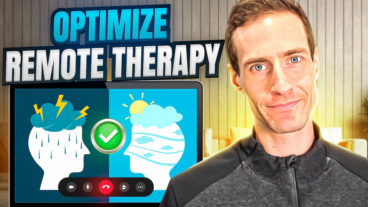 Stuart Cameron MSW RSW posing for optimizing remote therapy thumbnail and featured image